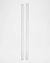 Kosta Boda Sipsavor 2-piece Glass Straw Set In Clear