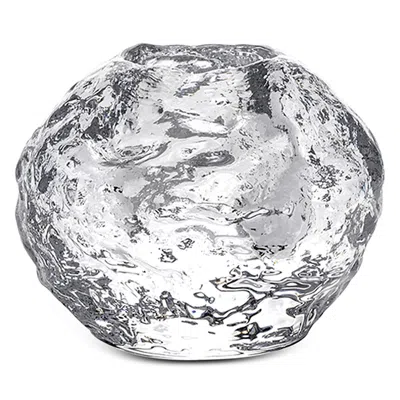 Kosta Boda Snowball Large Votive Candle Holder In Clear