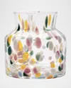 Kosta Boda 5" Meadow Small Crystal Glass Vase In Clear,multi