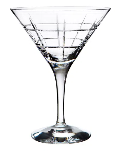 Kosta Boda Street Martini Glass In Transparent