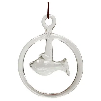 Pre-owned Kosta Boda Swedish Fish Window Decoration In Glass From , 1970s In Gray