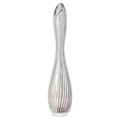 Pre-owned Kosta Boda Vicke Lindstrand  Art Glass Vase, Mid-century Modern, 1970s In Transparent