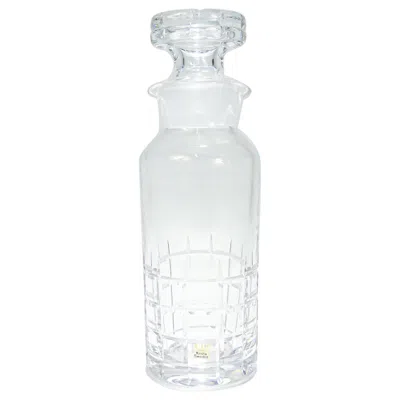 Pre-owned Kosta Boda Vintage  Swedish Cut Glass Cocktail Shaker In Gray