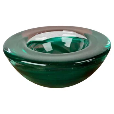 Pre-owned Kosta Boda Vintage Swedish Glass Bowl From  In Black