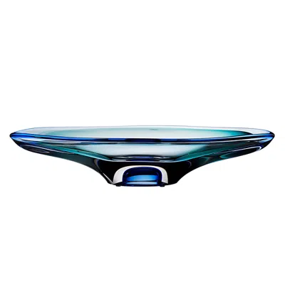 Kosta Boda Vision Bowl, 13 In Blue