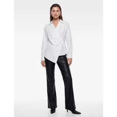 Koton Double Breasted Shirt In White