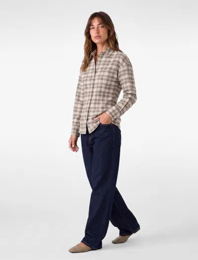 Koton Long Sleeve Pointed Collar Plaid Shirt In Multi