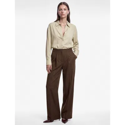 Koton Long Sleeve Shirt In Khaki