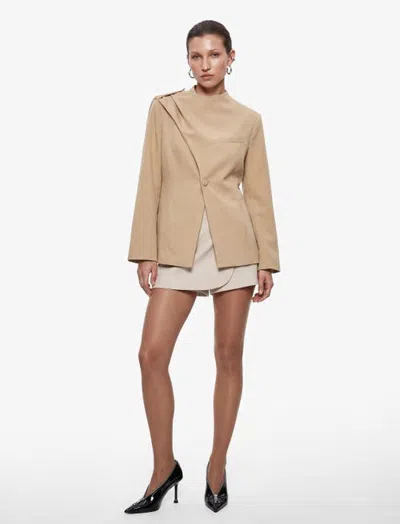 Koton Regular Fit Wrap Mini Skort In White
