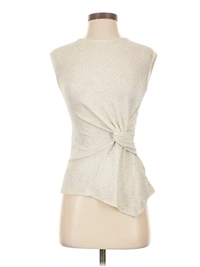 Pre-owned Koton Sleeveless Blouse In Ivory