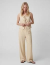 Koton Sleeveless Tie Front Top In Brown