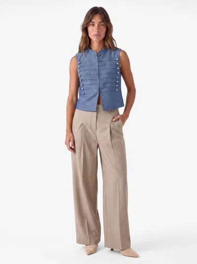 Koton Sleeveless Vest In Blue