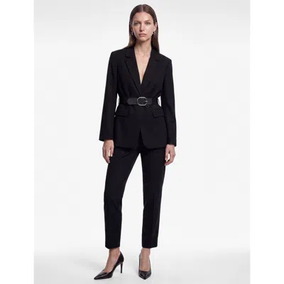 Koton Slim Fit Tailored Trousers With Pockets In Black