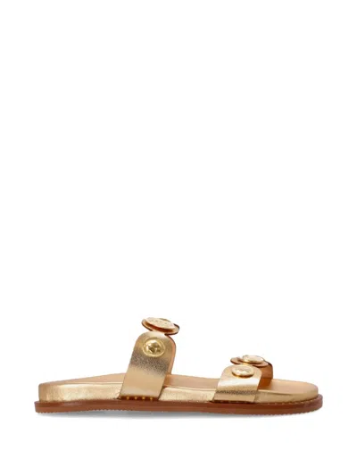 Kotris Sandals Aria Coins Sandal In Gold