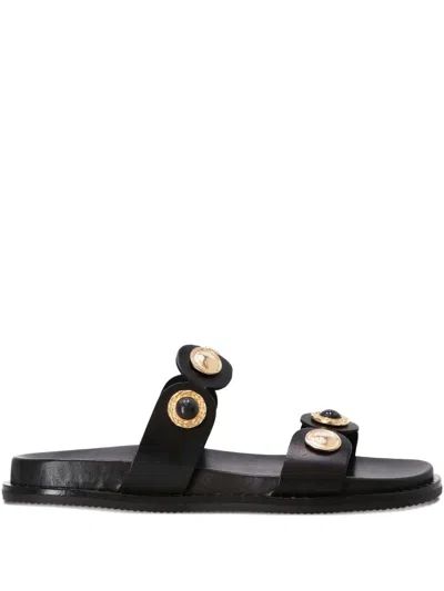 Kotris Sandals Embellished Double-strap Sandals In Black