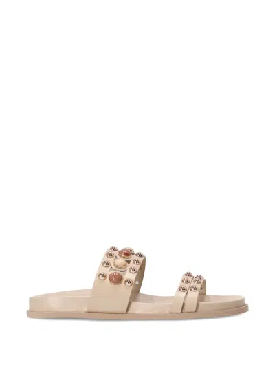 Kotris Sandals Studded Strap Sandals In Neutral
