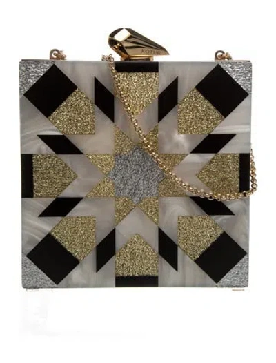 Pre-owned Kotur Acrylic Evening Bag In Multicolor