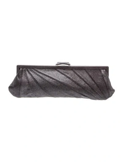 Pre-owned Kotur Canvas Evening Bag In Gray