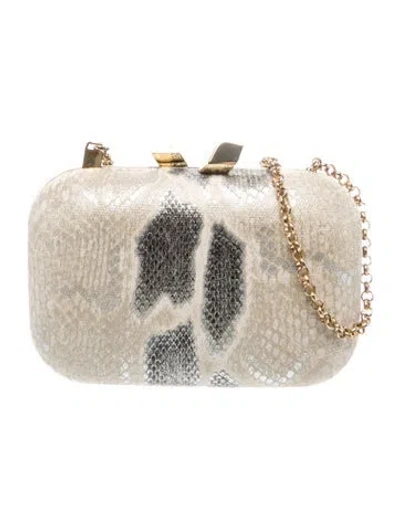 Pre-owned Kotur Leather Minaudière In Neutral
