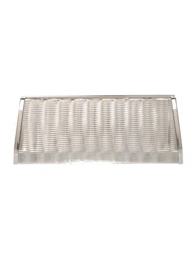 Pre-owned Kotur Metal Clutch In Silver