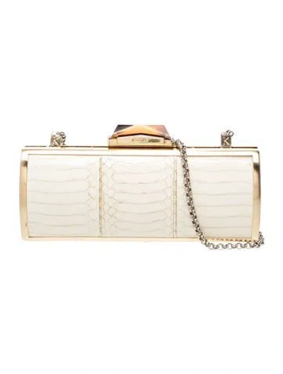 Pre-owned Kotur Metal Top Handle Bag In Gold