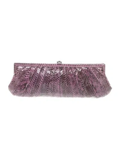 Pre-owned Kotur Patent Leather Evening Bag In Purple