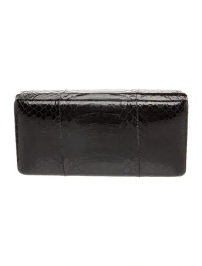 Pre-owned Kotur Python Clutch In Black