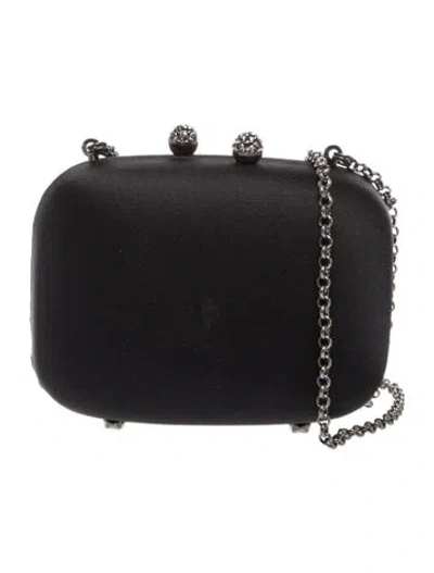 Pre-owned Kotur Satin Evening Bag In Black
