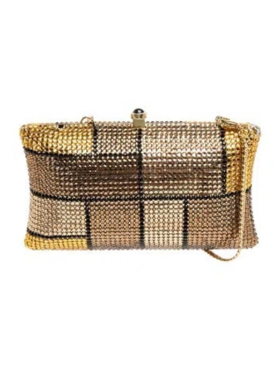 Pre-owned Kotur Sequins Clutch In Neutrals