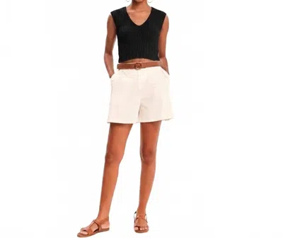 Kourbela Archetypes Knitted Crop Top In Black In Multi