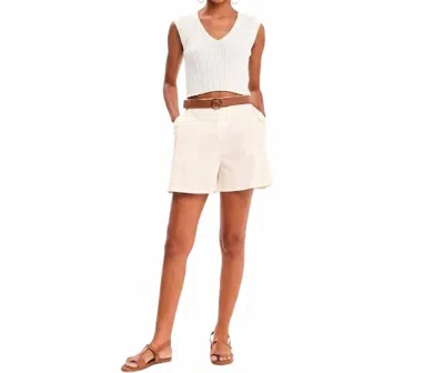 Kourbela Archetypes Knitted Crop Top In White