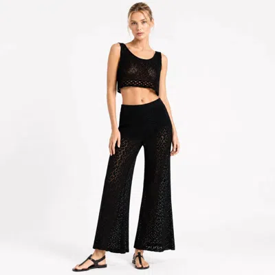 Kourbela Grunge Romance Pants In Black