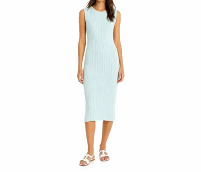 Kourbela Seashells Midi Dress In Aqua Glass In Multi