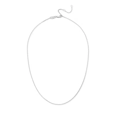 Kouree Women's Diamond Cut Cable Chain Necklace - Sterling Silver