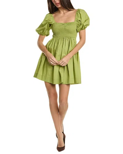 Kourt Bloom Mini Dress In Green