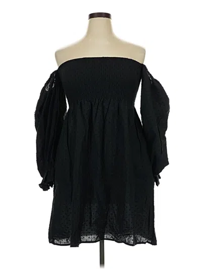 Pre-owned Kourt Casual Dress In Black