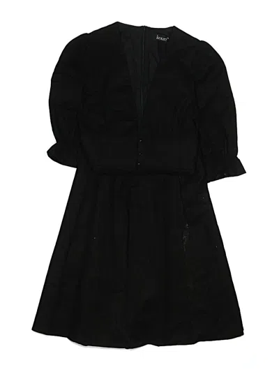 Pre-owned Kourt Casual Dress In Black