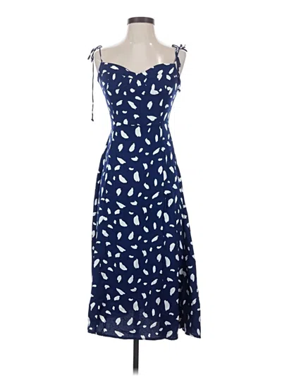 Pre-owned Kourt Casual Dress In Blue