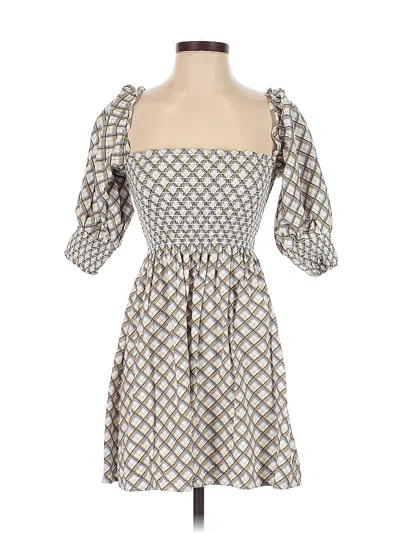 Pre-owned Kourt Casual Dress In Gray