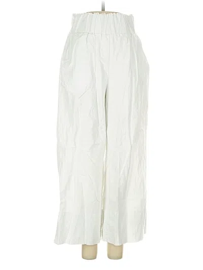 Pre-owned Kourt Casual Pants In White