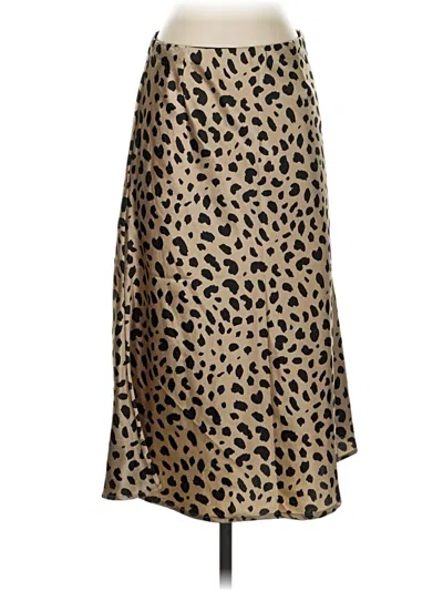 Pre-owned Kourt Casual Skirt In Gold