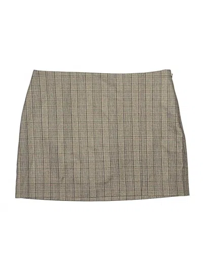 Pre-owned Kourt Formal Skirt In Tan