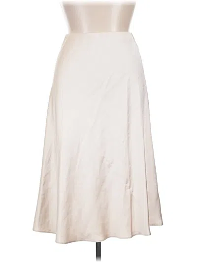 Pre-owned Kourt Formal Skirt In White