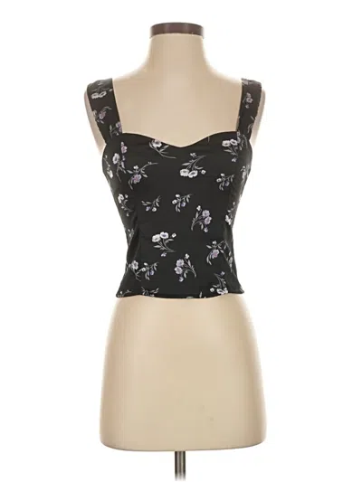 Pre-owned Kourt Sleeveless Top Black Sweetheart Neckline Tops