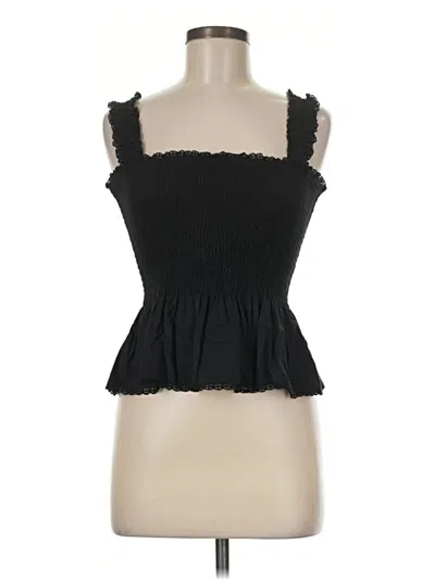 Pre-owned Kourt Sleeveless Top Black Sweetheart Neckline Tops