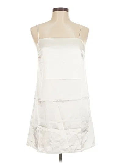 Pre-owned Kourt Sleeveless Top White Strapless Neckline Tops