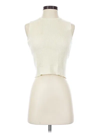 Pre-owned Kourt Sweater Vest In Ivory