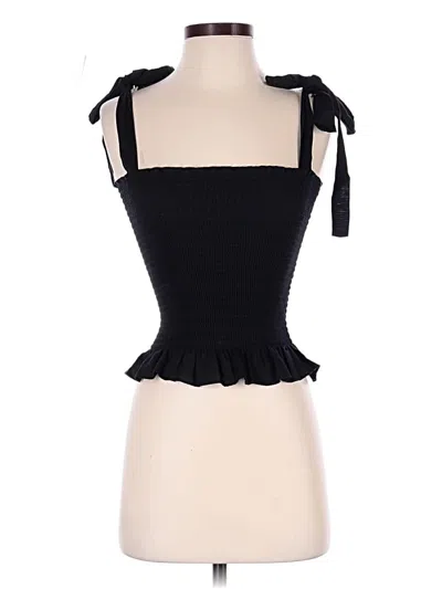 Pre-owned Kourt Tank Top Black Tops