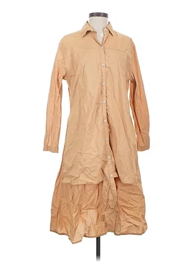 Pre-owned Kowtow Casual Dress In Tan
