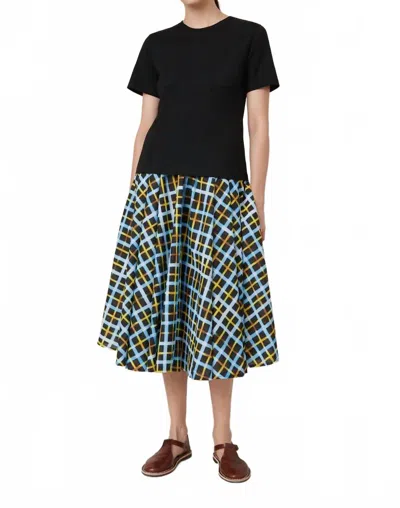 Kowtow Contour Short Sleeve Tee In Blackl In Multi